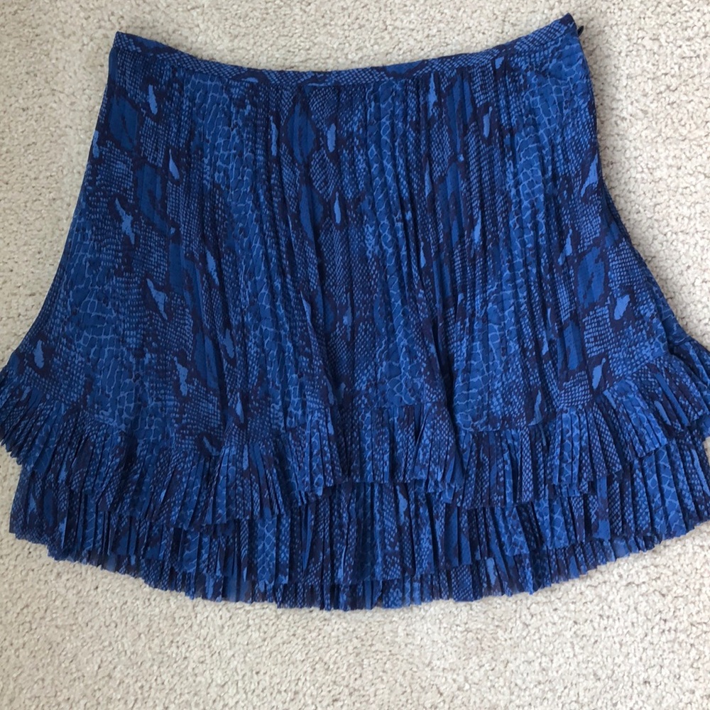 Banana Republic Snake Print Mini Skirt